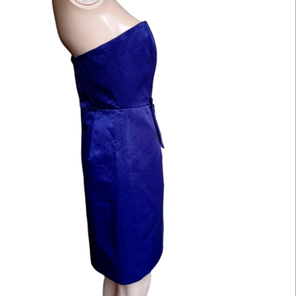 Anthropologie Greylin Strapless Eggplant Purple Dress Short Size Small - Picture 5 of 10